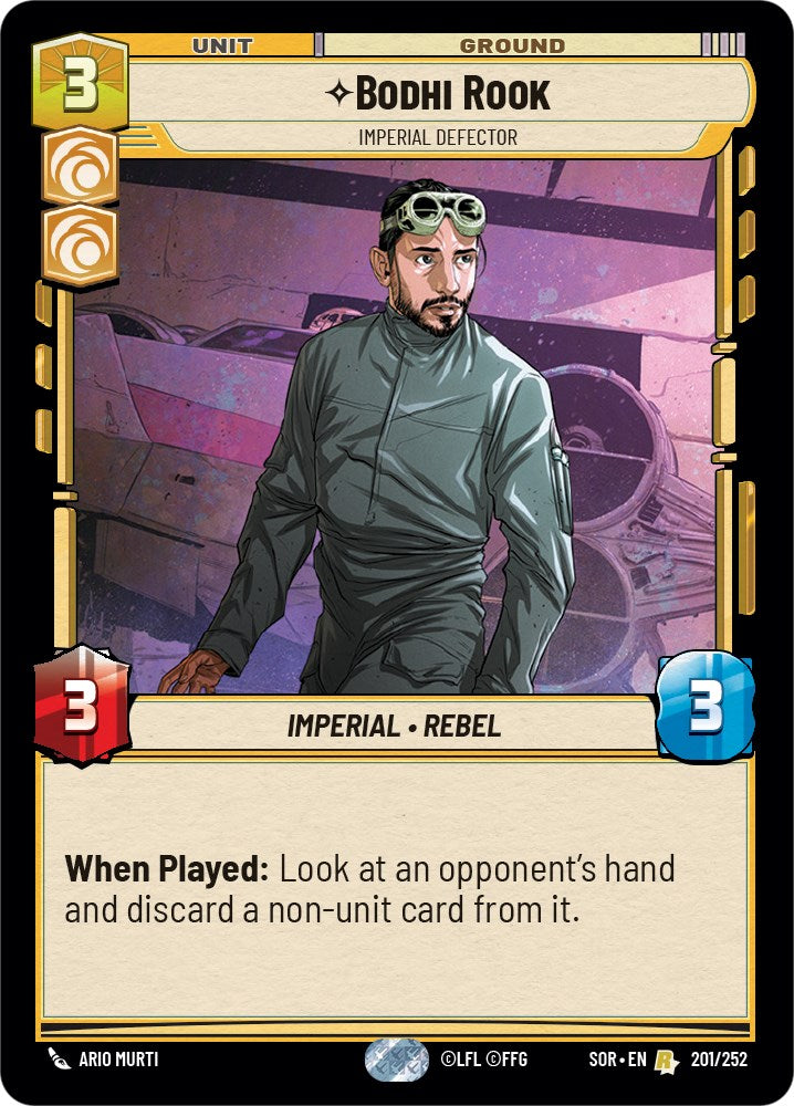 Bodhi Rook - Imperial Defector (201/252) [Spark of Rebellion] | Deep Dive Games St. Marys