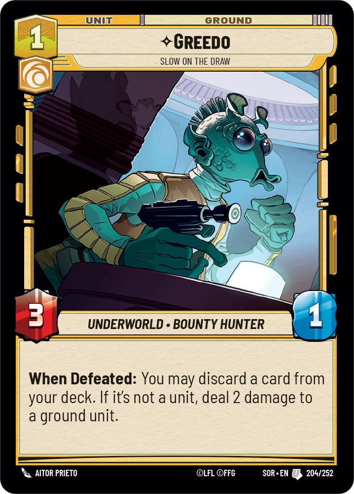 Greedo - Slow on the Draw (204/252) [Spark of Rebellion] | Deep Dive Games St. Marys