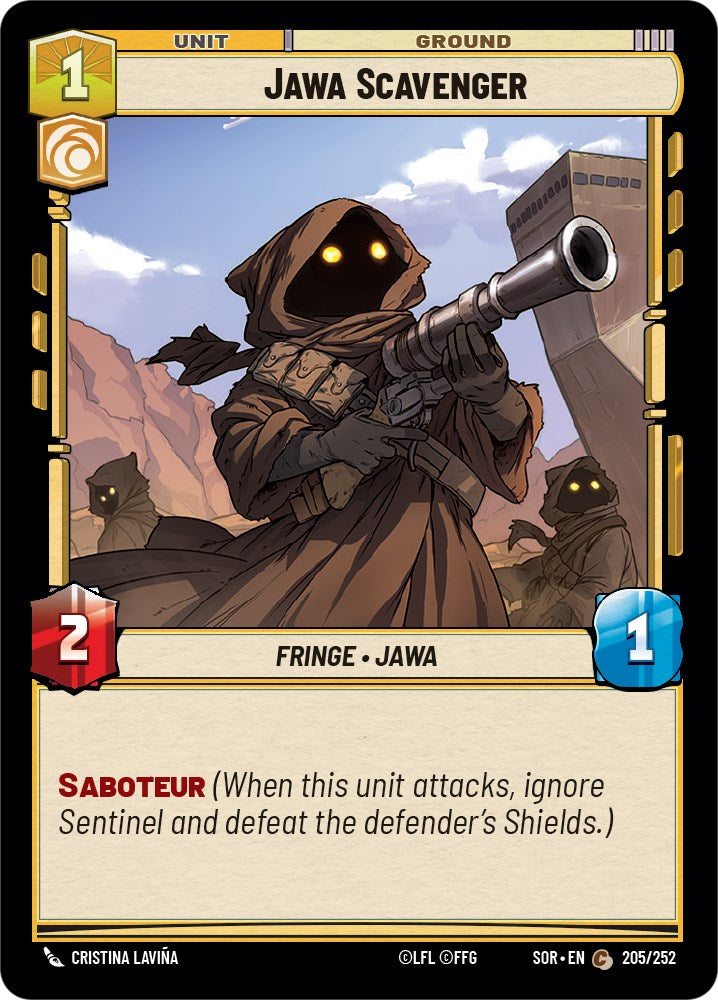Jawa Scavenger (205/252) [Spark of Rebellion] | Deep Dive Games St. Marys