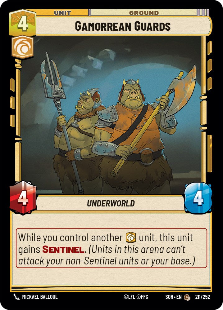 Gamorrean Guards (211/252) [Spark of Rebellion] | Deep Dive Games St. Marys