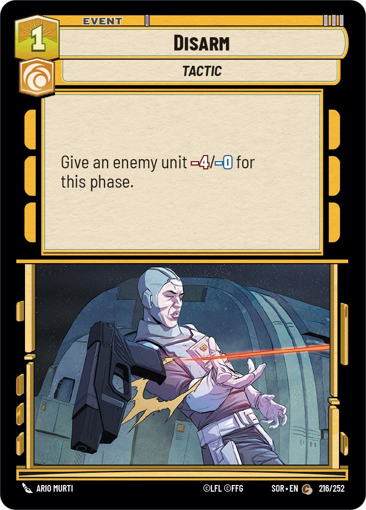 Disarm (216/252) [Spark of Rebellion] | Deep Dive Games St. Marys