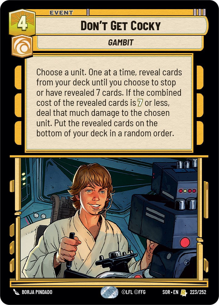 Don't Get Cocky (223/252) [Spark of Rebellion] | Deep Dive Games St. Marys