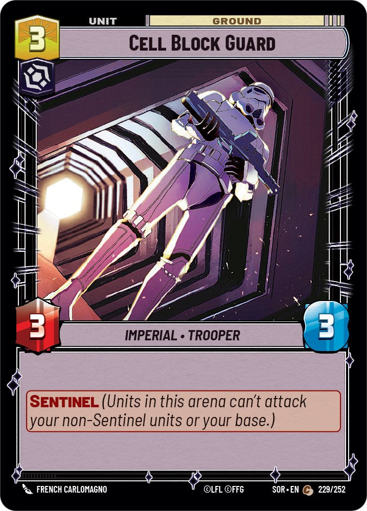 Cell Block Guard (229/252) [Spark of Rebellion] | Deep Dive Games St. Marys