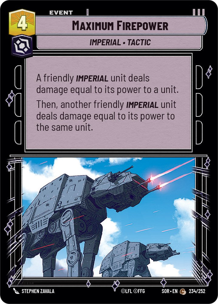 Maximum Firepower (234/252) [Spark of Rebellion] | Deep Dive Games St. Marys