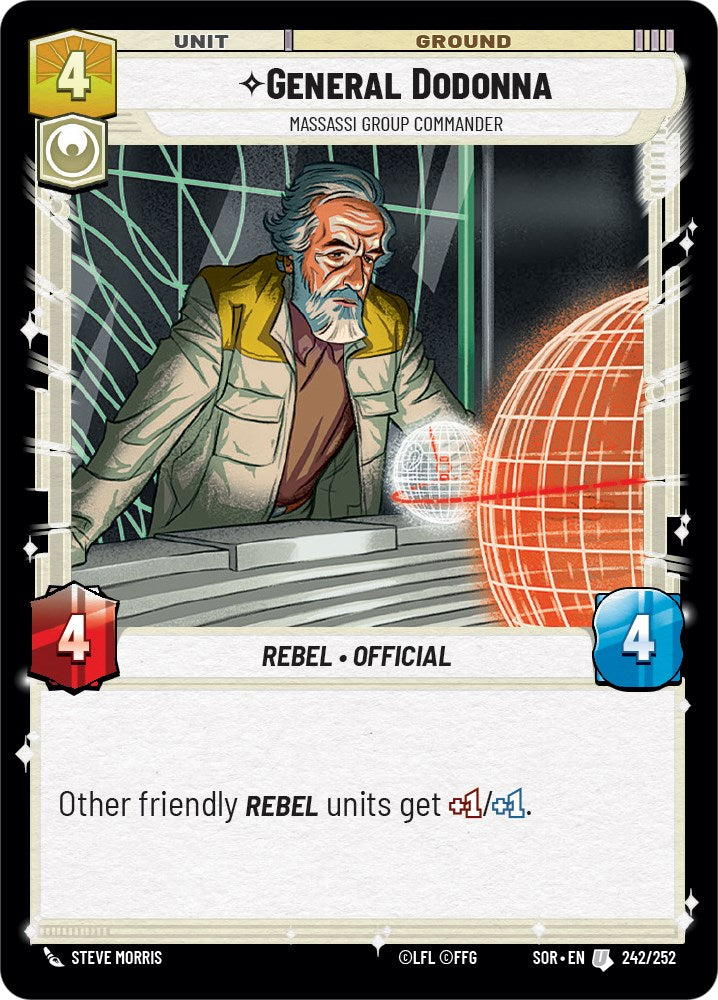 General Dodonna - Massassi Group Commander (242/252) [Spark of Rebellion] | Deep Dive Games St. Marys