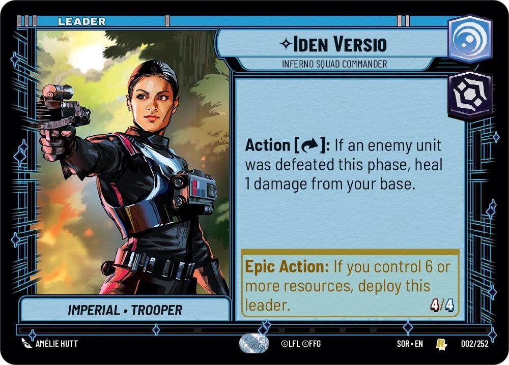 Iden Versio - Inferno Squad Commander (002/252) [Spark of Rebellion] | Deep Dive Games St. Marys