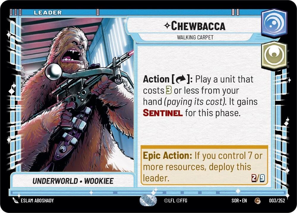 Chewbacca - Walking Carpet (003/252) [Spark of Rebellion] | Deep Dive Games St. Marys