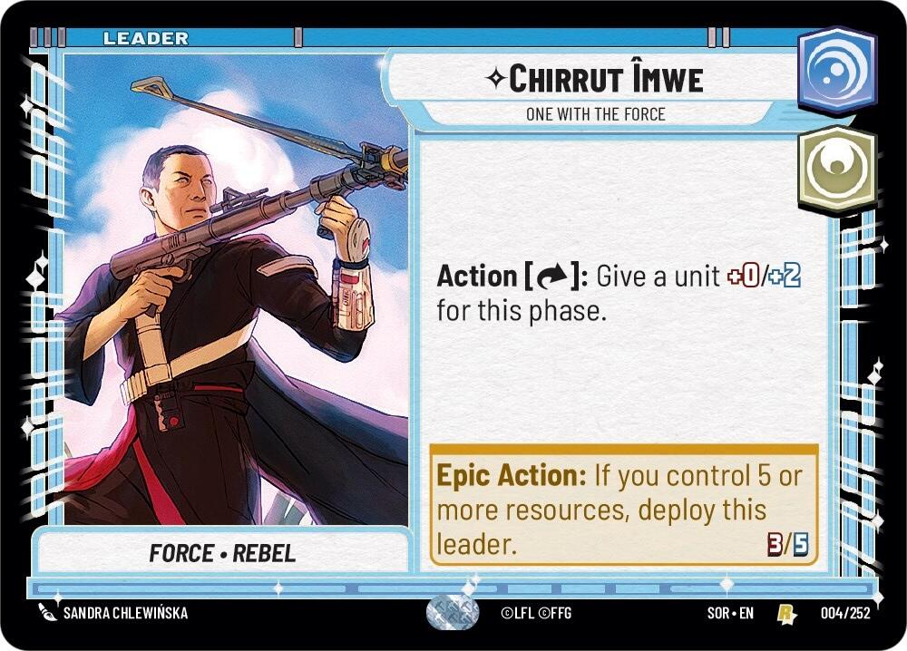 Chirrut emwe - One With The Force (004/252) [Spark of Rebellion] | Deep Dive Games St. Marys