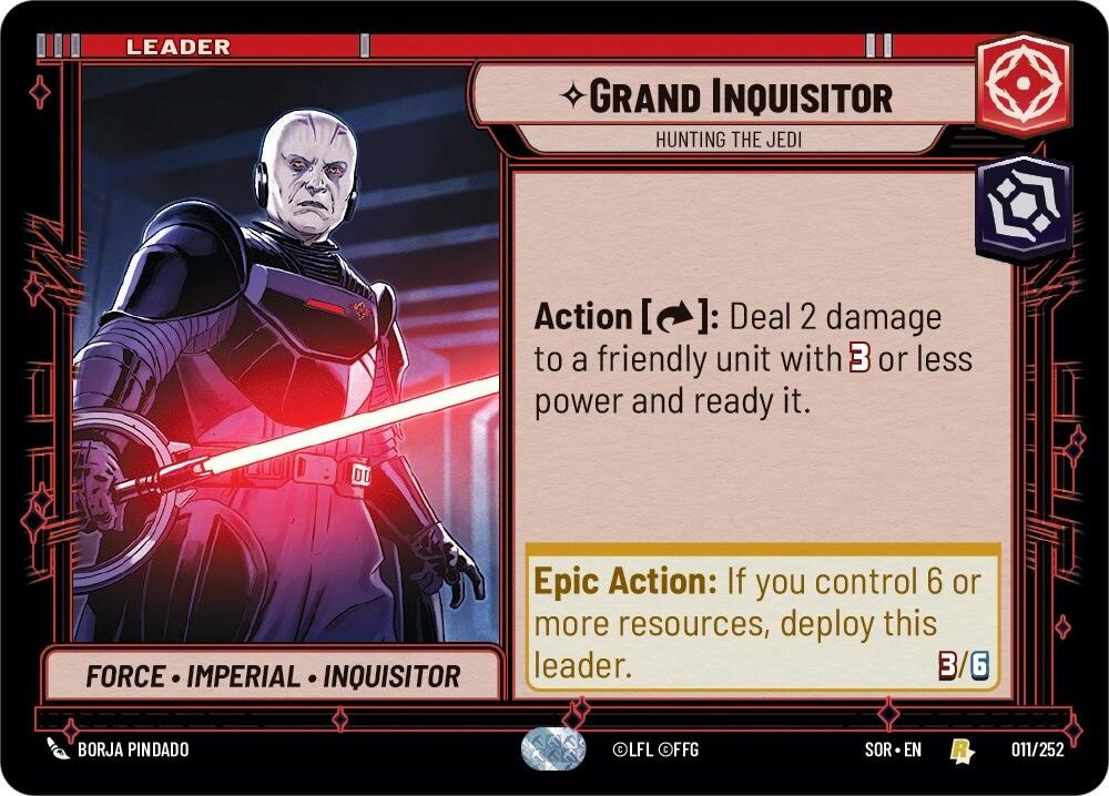 Grand Inquisitor - Hunting the Jedi (011/252) [Spark of Rebellion] | Deep Dive Games St. Marys