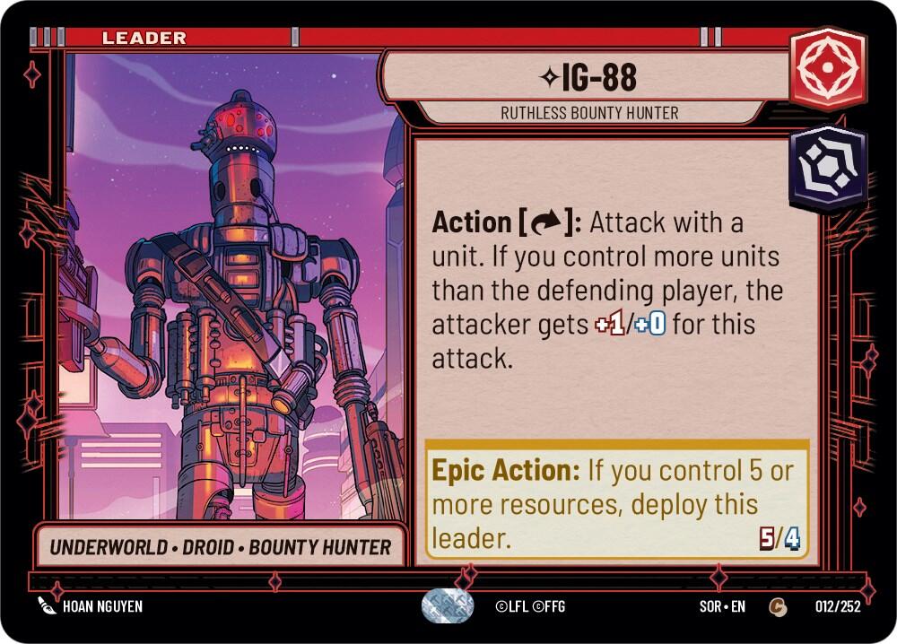 IG-88 - Ruthless Bounty Hunter (012/252) [Spark of Rebellion] | Deep Dive Games St. Marys
