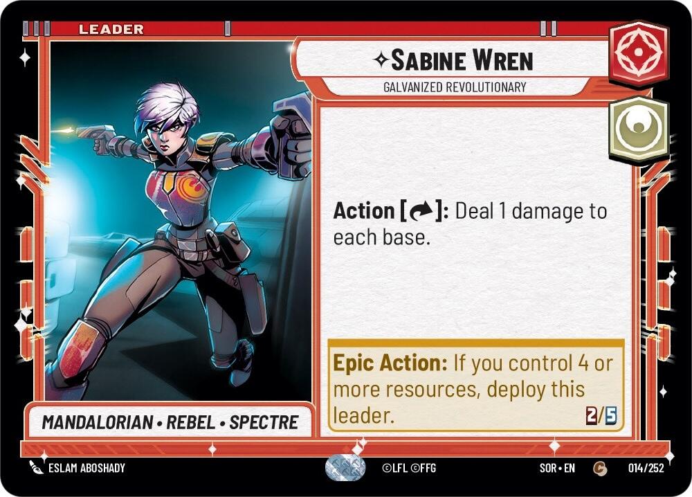 Sabine Wren - Galvanized Revolutionary (014/252) [Spark of Rebellion] | Deep Dive Games St. Marys