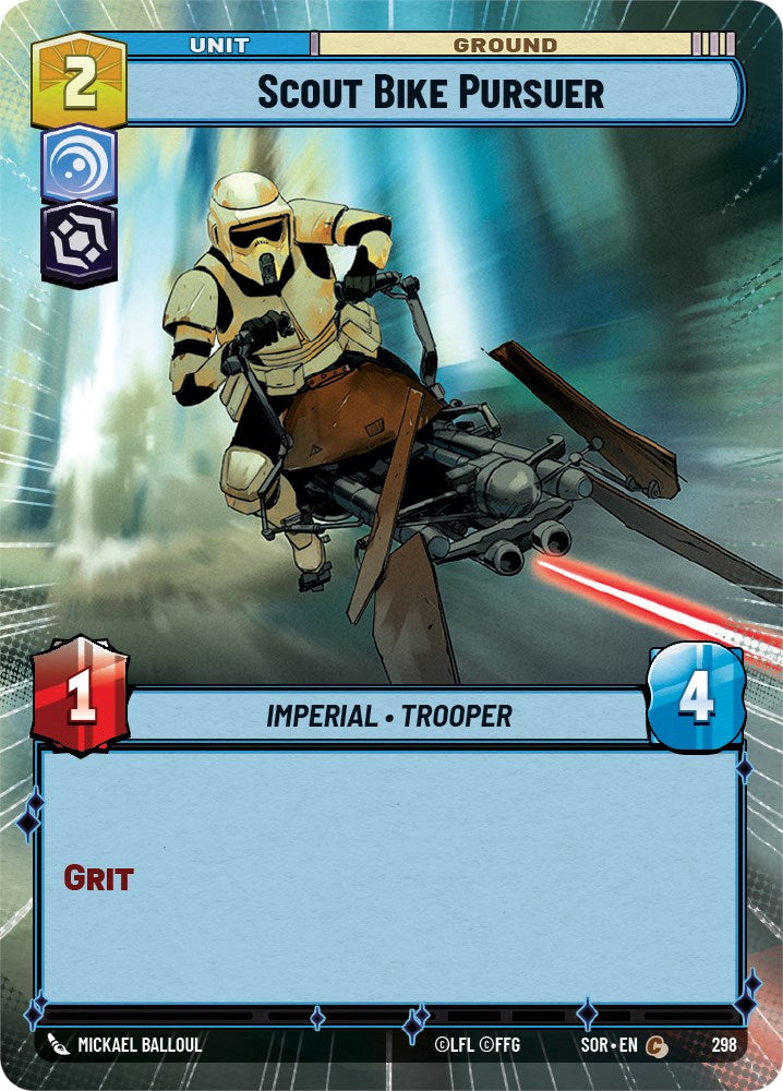 Scout Bike Pursuer (Hyperspace) (298) [Spark of Rebellion] | Deep Dive Games St. Marys
