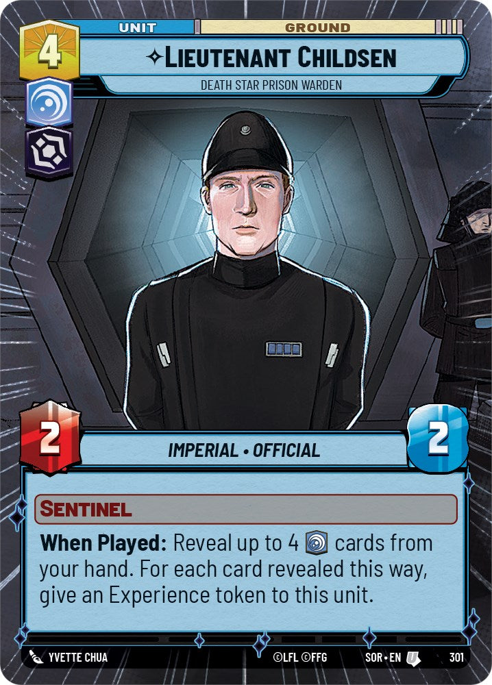 Lieutenant Childsen - Death Star Prison Warden (Hyperspace) (301) [Spark of Rebellion] | Deep Dive Games St. Marys