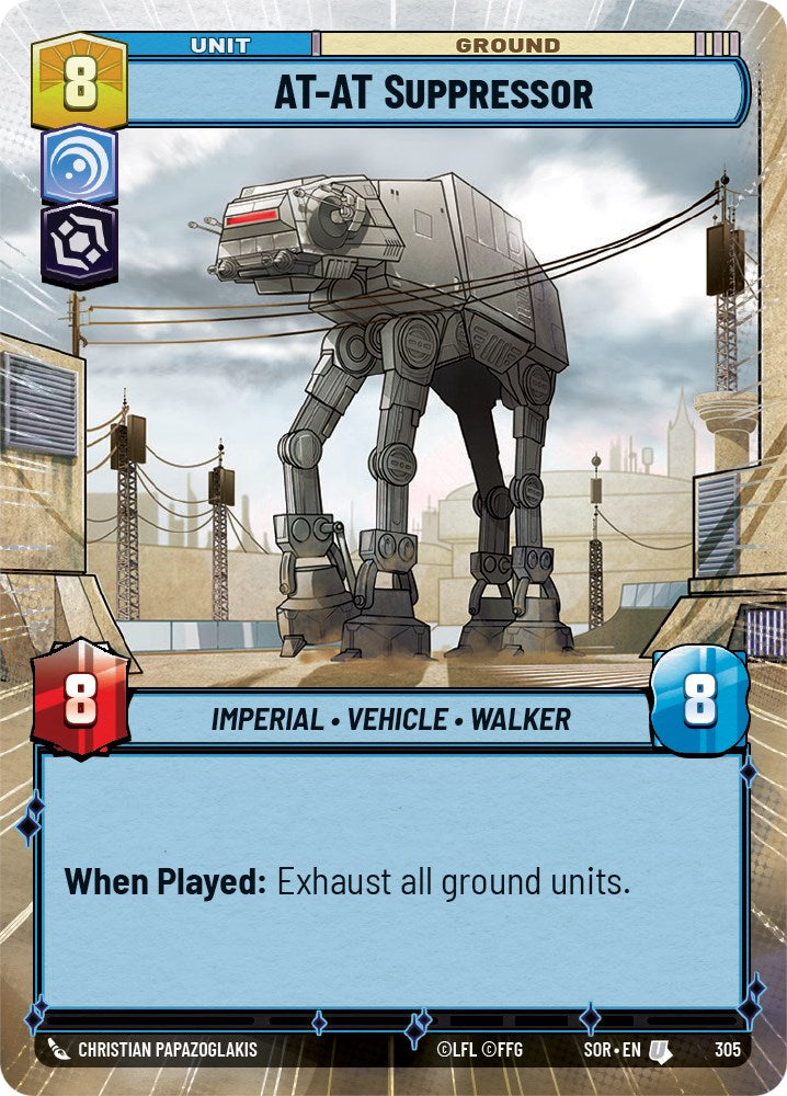 AT-AT Suppressor (Hyperspace) (305) [Spark of Rebellion] | Deep Dive Games St. Marys