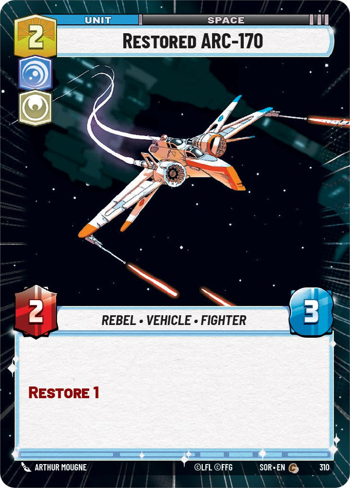 Restored ARC-170 (Hyperspace) (310) [Spark of Rebellion] | Deep Dive Games St. Marys
