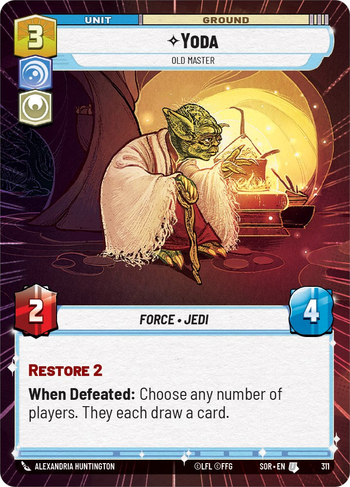 Yoda - Old Master (Hyperspace) (311) [Spark of Rebellion] | Deep Dive Games St. Marys