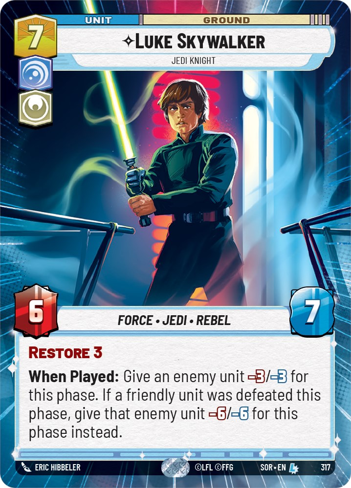 Luke Skywalker - Jedi Knight (Hyperspace) (317) [Spark of Rebellion] | Deep Dive Games St. Marys