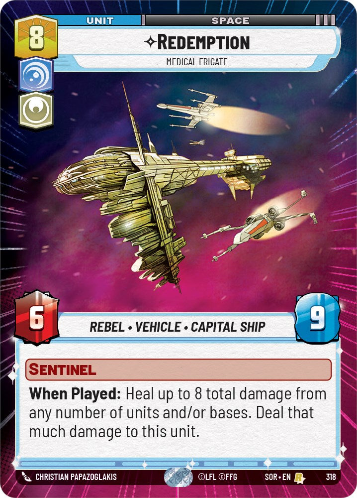 Redemption - Medical Frigate (Hyperspace) (318) [Spark of Rebellion] | Deep Dive Games St. Marys