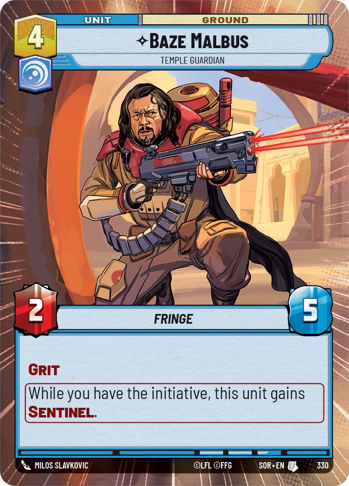 Baze Malbus - Temple Guardian (Hyperspace) (330) [Spark of Rebellion] | Deep Dive Games St. Marys