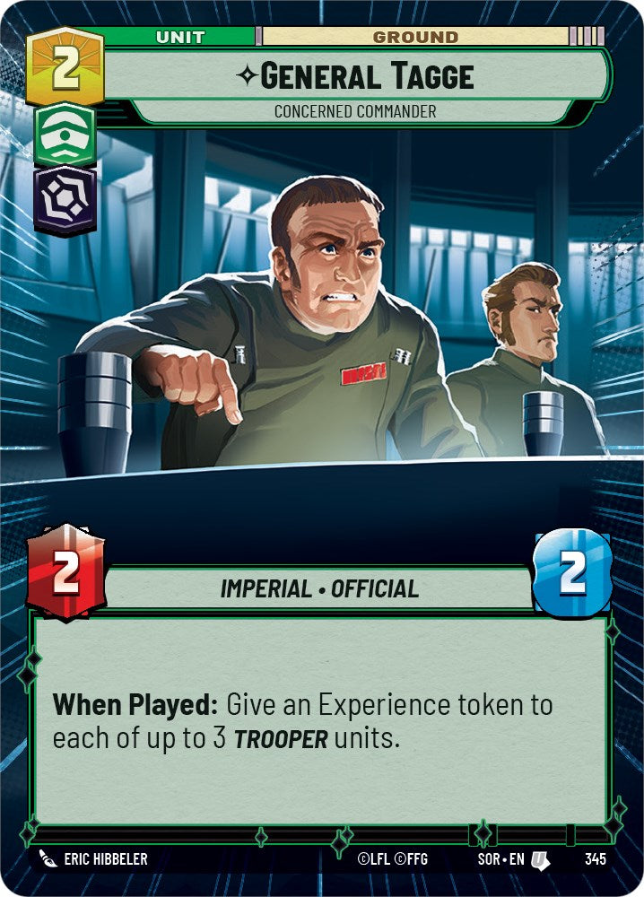 General Tagge - Concerned Commander (Hyperspace) (345) [Spark of Rebellion] | Deep Dive Games St. Marys