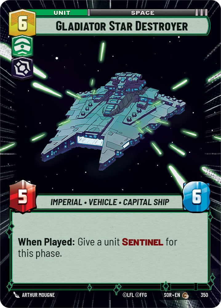 Gladiator Star Destroyer (Hyperspace) (350) [Spark of Rebellion] | Deep Dive Games St. Marys