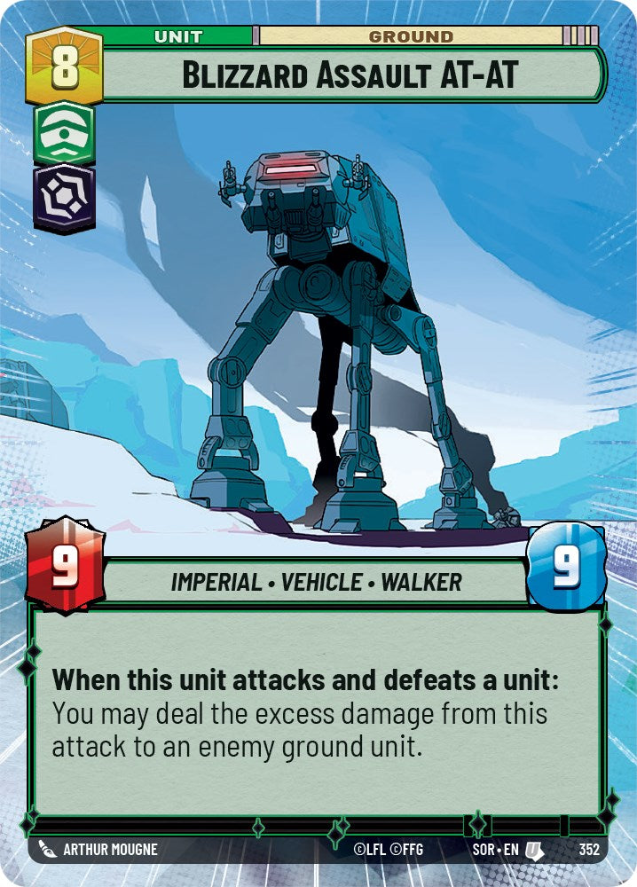 Blizzard Assault AT-AT (Hyperspace) (352) [Spark of Rebellion] | Deep Dive Games St. Marys