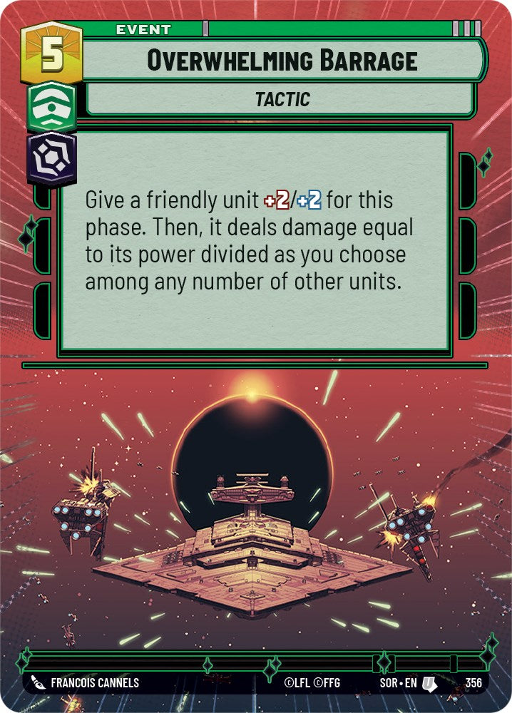 Overwhelming Barrage (Hyperspace) (356) [Spark of Rebellion] | Deep Dive Games St. Marys