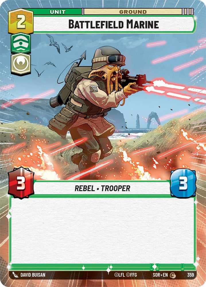 Battlefield Marine (Hyperspace) (359) [Spark of Rebellion] | Deep Dive Games St. Marys