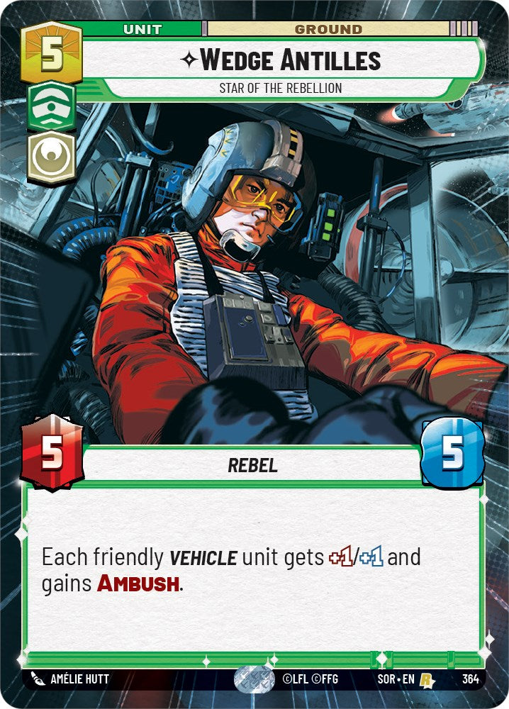 Wedge Antilles - Star of the Rebellion (Hyperspace) (364) [Spark of Rebellion] | Deep Dive Games St. Marys
