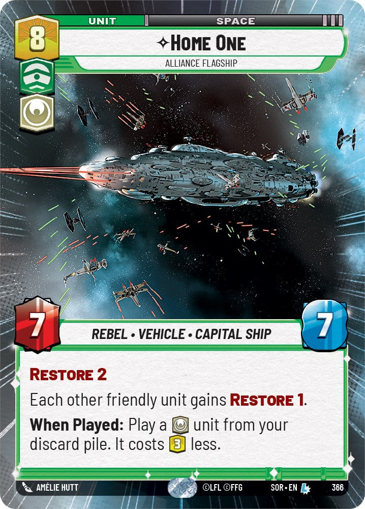 Home One - Alliance Flagship (Hyperspace) (366) [Spark of Rebellion] | Deep Dive Games St. Marys