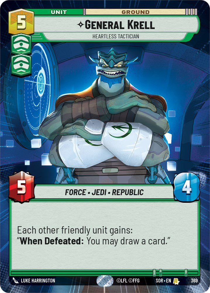General Krell - Heartless Tactician (Hyperspace) (369) [Spark of Rebellion] | Deep Dive Games St. Marys