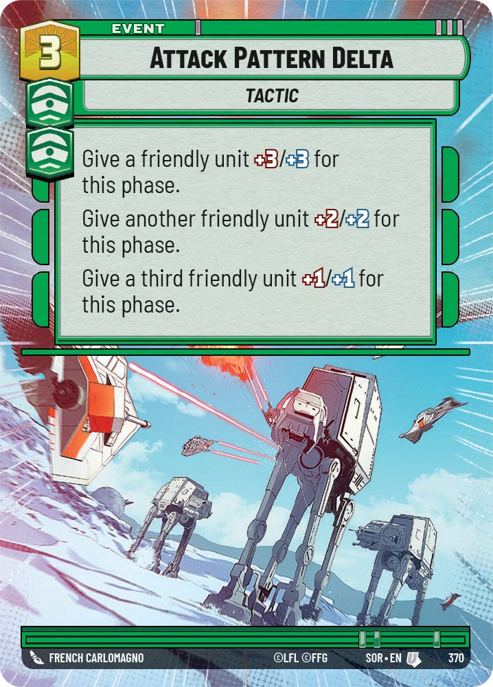 Attack Pattern Delta (Hyperspace) (370) [Spark of Rebellion] | Deep Dive Games St. Marys