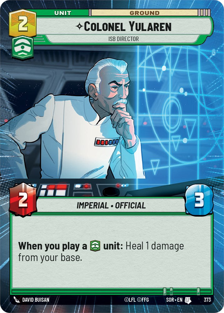 Colonel Yularen - ISB Director (Hyperspace) (373) [Spark of Rebellion] | Deep Dive Games St. Marys