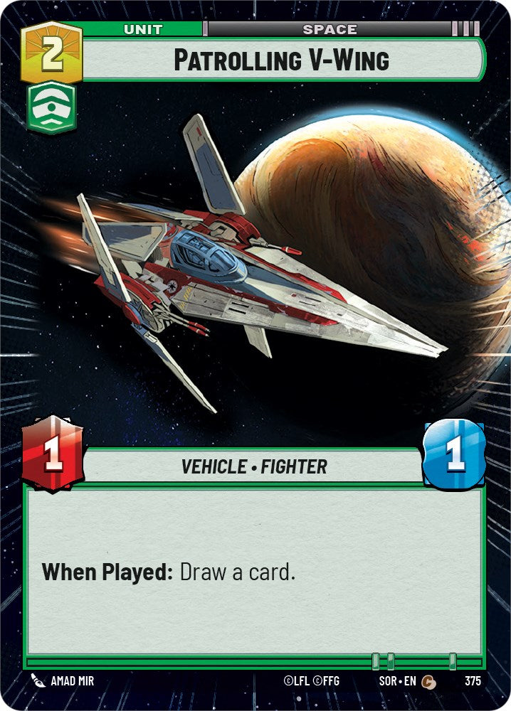 Patrolling V-Wing (Hyperspace) (375) [Spark of Rebellion] | Deep Dive Games St. Marys