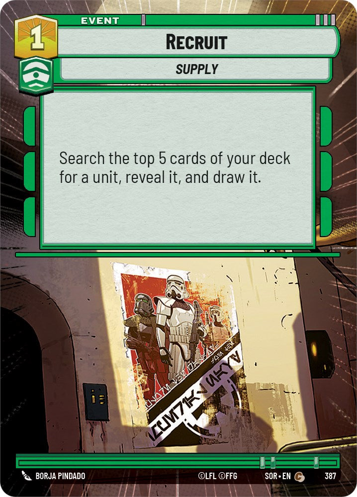 Recruit (Hyperspace) (387) [Spark of Rebellion] | Deep Dive Games St. Marys