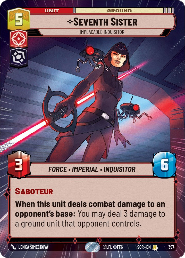 Seventh Sister - Implacable Inquisitor (Hyperspace) (397) [Spark of Rebellion] | Deep Dive Games St. Marys