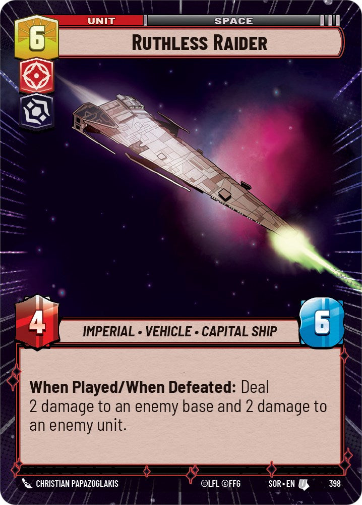 Ruthless Raider (Hyperspace) (398) [Spark of Rebellion] | Deep Dive Games St. Marys