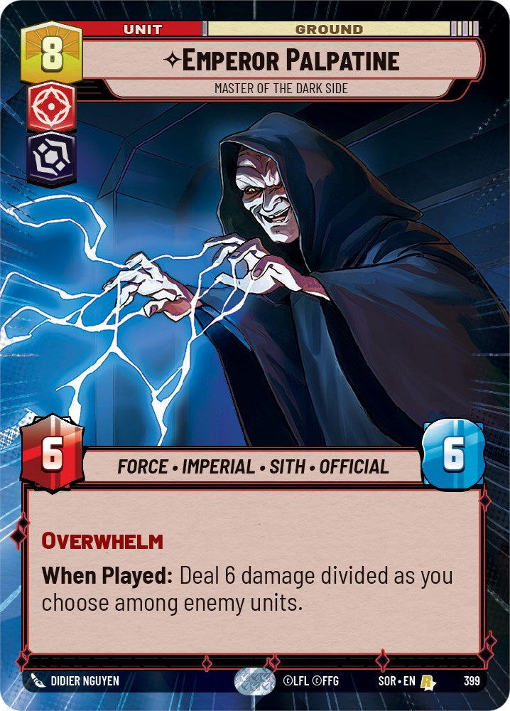 Emperor Palpatine - Master of the Dark Side (Hyperspace) (399) [Spark of Rebellion] | Deep Dive Games St. Marys