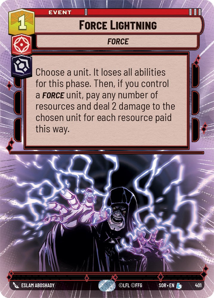 Force Lightning (Hyperspace) (401) [Spark of Rebellion] | Deep Dive Games St. Marys