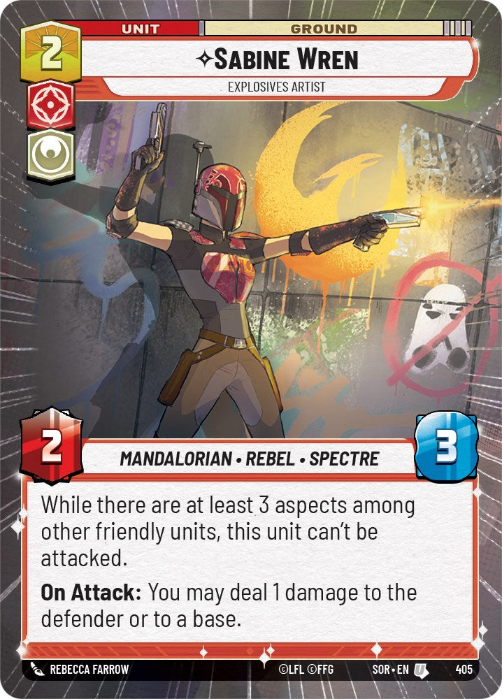 Sabine Wren - Explosives Artist (Hyperspace) (405) [Spark of Rebellion] | Deep Dive Games St. Marys