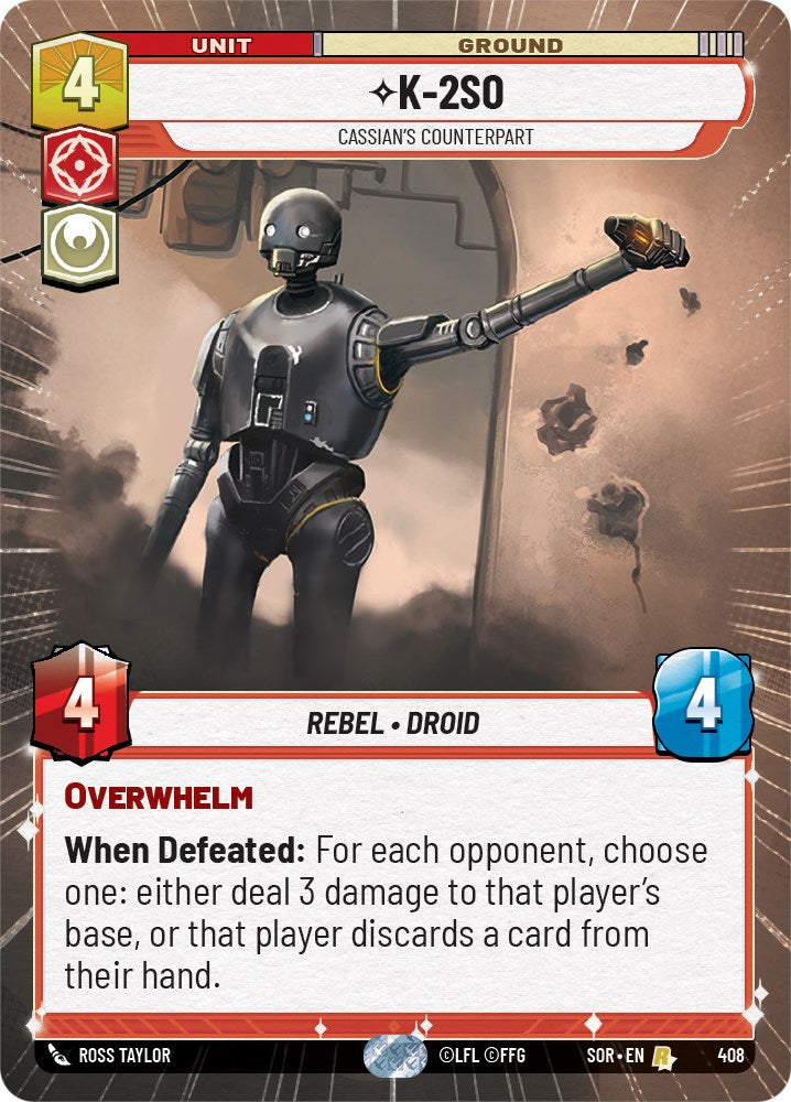 K-2SO - Cassian's Counterpart (Hyperspace) (408) [Spark of Rebellion] | Deep Dive Games St. Marys