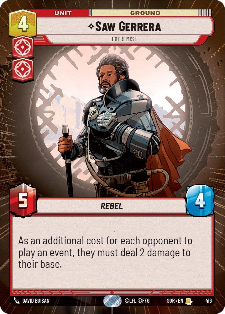 Saw Gerrera - Extremist (Hyperspace) (416) [Spark of Rebellion] | Deep Dive Games St. Marys