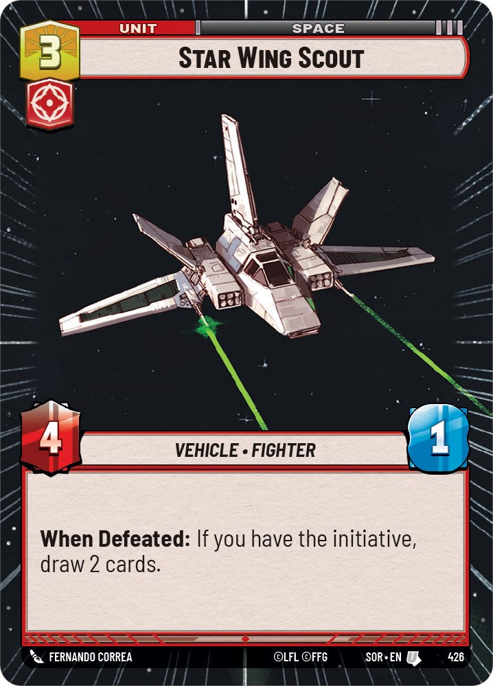 Star Wing Scout (Hyperspace) (426) [Spark of Rebellion] | Deep Dive Games St. Marys
