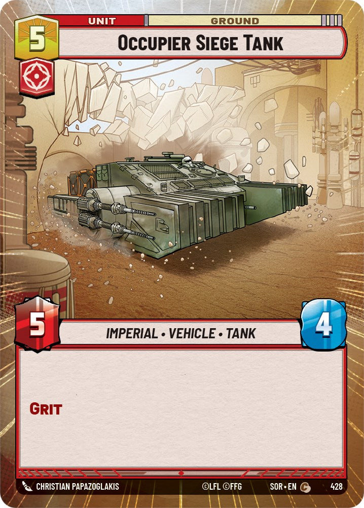 Occupier Siege Tank (Hyperspace) (428) [Spark of Rebellion] | Deep Dive Games St. Marys