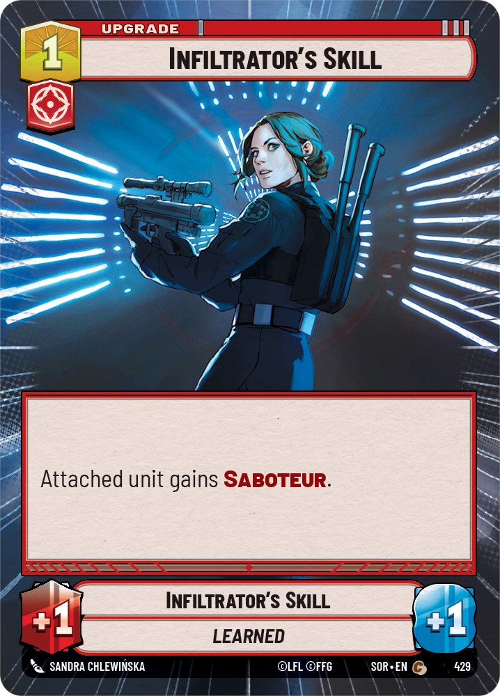 Infiltrator's Skill (Hyperspace) (429) [Spark of Rebellion] | Deep Dive Games St. Marys