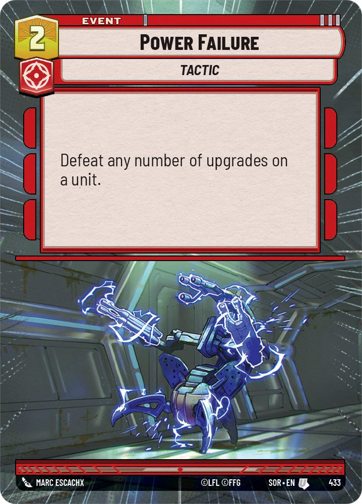 Power Failure (Hyperspace) (433) [Spark of Rebellion] | Deep Dive Games St. Marys