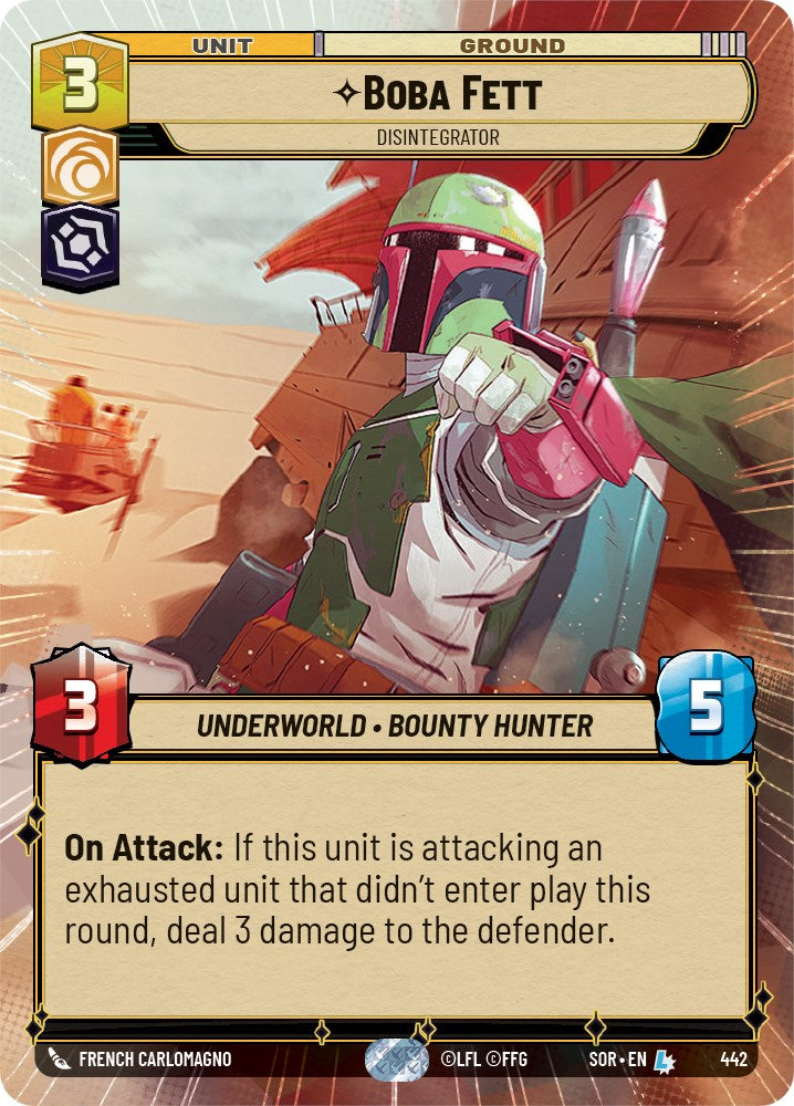 Boba Fett - Disintegrator (Hyperspace) (442) [Spark of Rebellion] | Deep Dive Games St. Marys