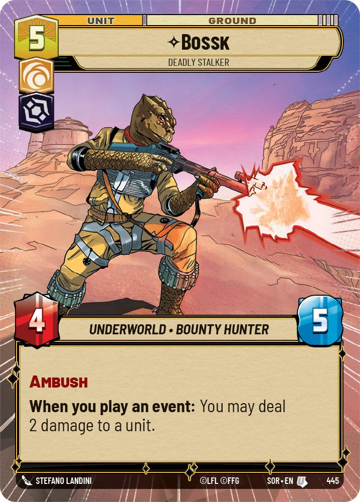 Bossk - Deadly Stalker (Hyperspace) (445) [Spark of Rebellion] | Deep Dive Games St. Marys