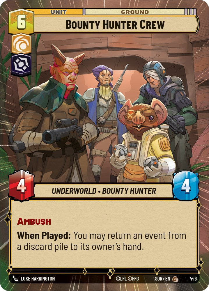 Bounty Hunter Crew (Hyperspace) (446) [Spark of Rebellion] | Deep Dive Games St. Marys
