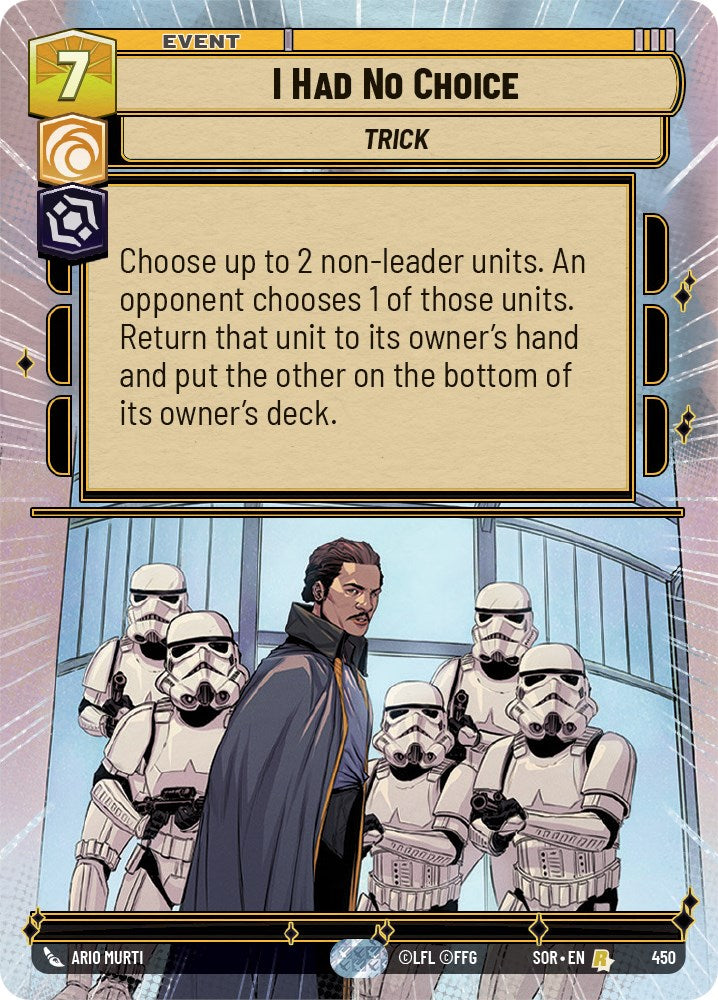 I Had No Choice (Hyperspace) (450) [Spark of Rebellion] | Deep Dive Games St. Marys